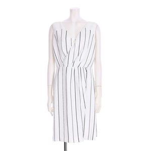 NWT T Tahari B/W Striped Dress